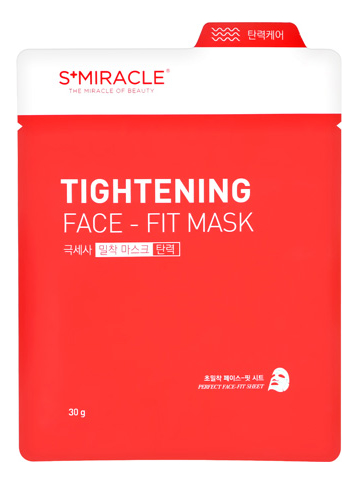 Тканевая маска для лица S+Miracle Tightening Face Fit Mas 30мл