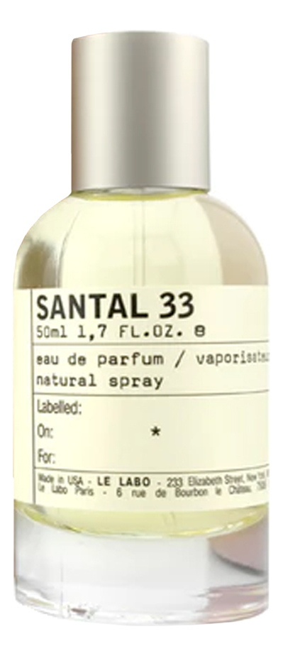 Santal 33: парфюмерная вода 50мл уценка