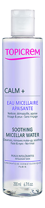 

Успокаивающая мицеллярная вода Calm+ Smoothing Micellar Water: Вода 200мл, Успокаивающая мицеллярная вода Calm+ Smoothing Micellar Water