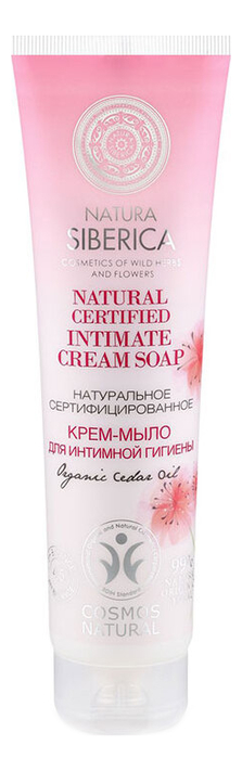 

Крем-мыло для интимной гигиены Natural Certified Intimate Cream Soap 140мл