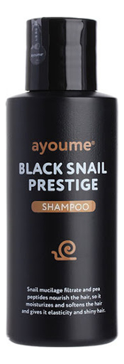 

Шампунь для волос с муцином улитки Black Snail Prestige Shampoo: Шампунь 100мл, Шампунь для волос с муцином улитки Black Snail Prestige Shampoo