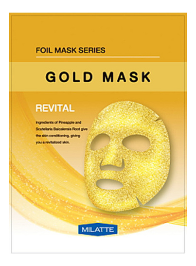 

Витаминная тканевая маска для лица Gold Mask Revital 23г