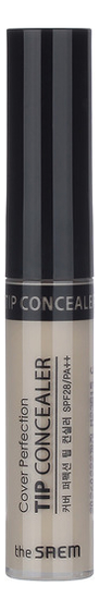 Точечный консилер для лица Cover Perfection Tip Concealer SPF28 РА++ 6,5г: Green Beige точечный консилер для лица cover perfection tip concealer spf28 ра 6 5г brightener