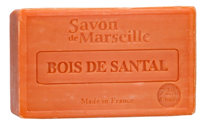 Марсельское мыло Savon De Marseille Bois De Santal 100г