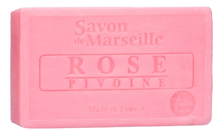 

Марсельское мыло Savon De Marseille Rose Pivoine 100г