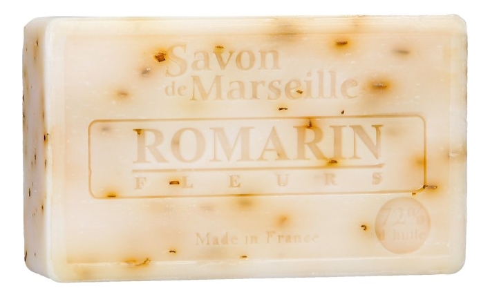 Марсельское мыло Savon De Marseille Romarin Fleurs 100г