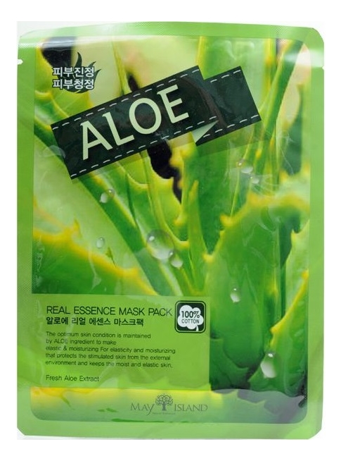 Тканевая маска для лица Real Essence Aloe Mask Pack 25мл