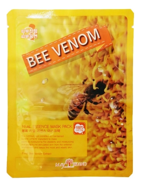 Тканевая маска для лица Real Essence Bee Venom Mask Pack 25мл