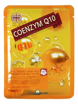 Тканевая маска для лица Real Essence Coenzyme Q10 Mask Pack 25мл