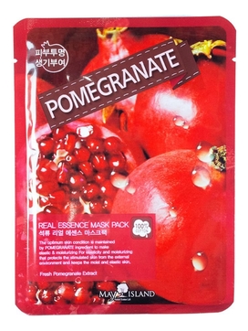 Тканевая маска для лица Real Essence Pomegranate Mask Pack 25мл