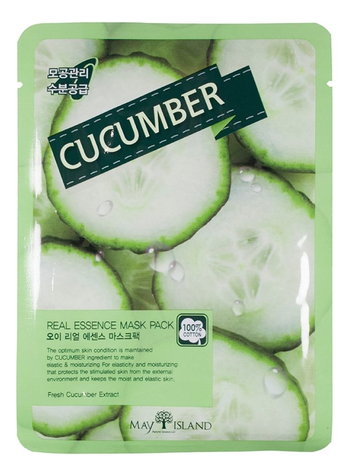 

Тканевая маска для лица Real Essence Cucumber Mask Pack 25мл