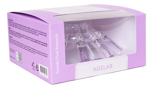 

Омолаживающая ампульная сыворотка для лица Agelab Peptide Fluid Ampoule 10*2мл