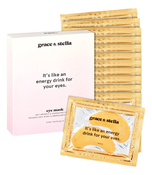 

Патчи для области вокруг глаз с коллагеном и коллоидным золотом Anti Wrinkle + Energizing Eye Masks: Патчи 12 пар, Патчи для области вокруг глаз с коллагеном и коллоидным золотом Anti Wrinkle + Energizing Eye Masks