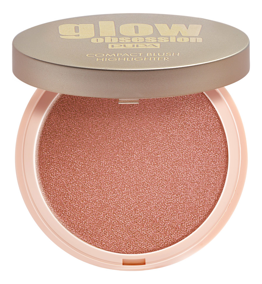 Компактные румяна для лица Glow Obsession Compact Blush Highlighter 4,5г: 003 Sunset