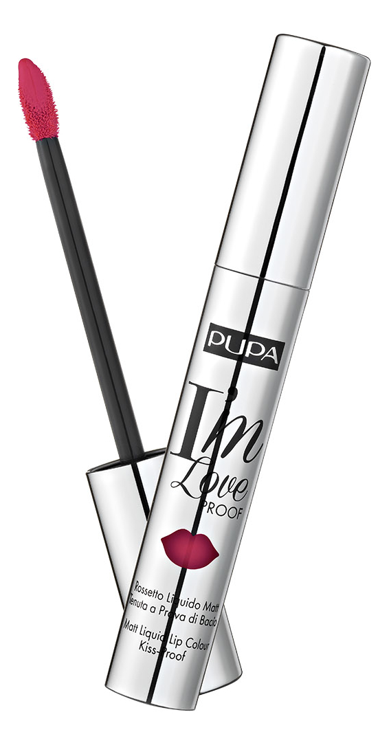 

Жидкая помада для губ I'm Loveproof Rossetto Liquido Matt 2,7мл: 011 Kiss Me Red, Жидкая помада для губ I'm Loveproof Rossetto Liquido Matt 2,7мл