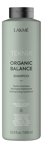 

Бессульфатный увлажняющий шампунь для волос Teknia Organic Balance Shampoo: Шампунь 1000мл, Бессульфатный увлажняющий шампунь для волос Teknia Organic Balance Shampoo