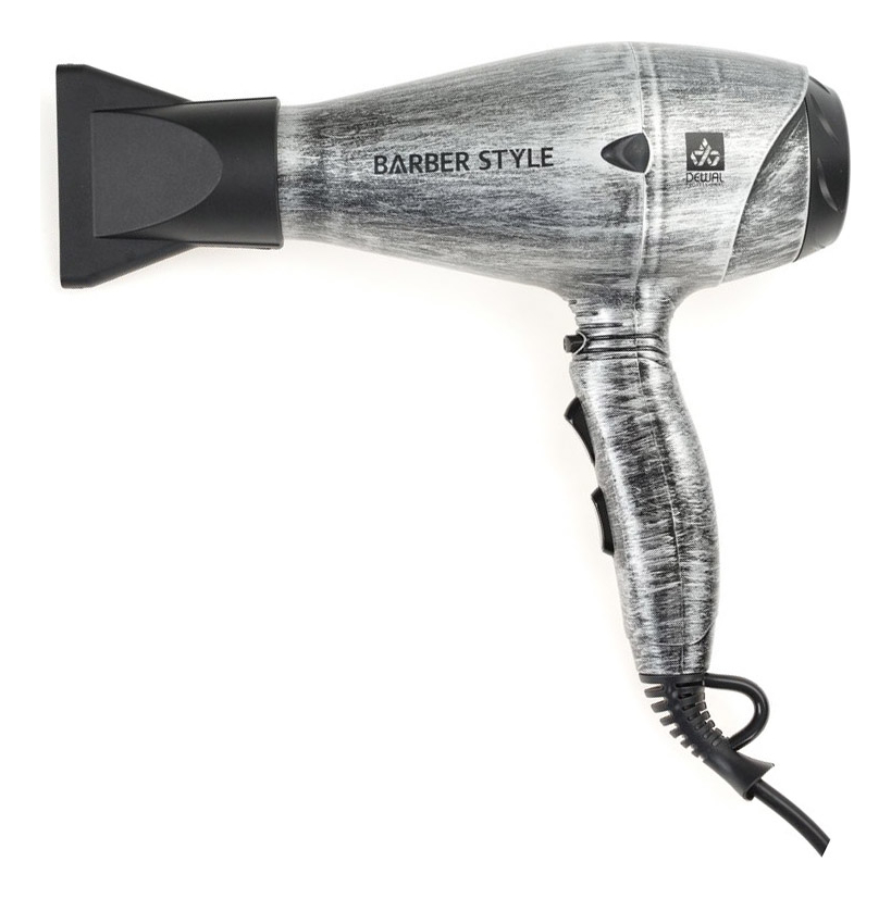 

Фен для волос Barber Style 2200W 03-120 Steel (ионизация, 2 насадки)