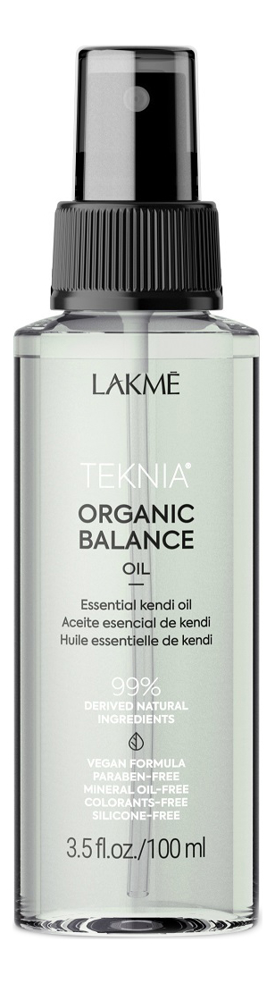 Эфирное масло кенди для питания и смягчения волос Teknia Organic Balance Oil 100мл 2693₽