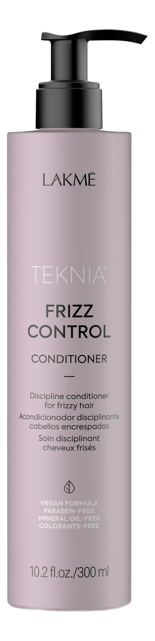 Купить Дисциплинирующий кондиционер для непослушных или вьющихся волос Teknia Frizz Control Conditioner: Кондиционер 300мл, Lakme