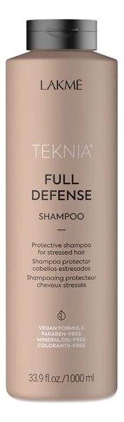 

Шампунь для комплексной защиты волос Teknia Full Defense Shampoo: Шампунь 1000мл, Шампунь для комплексной защиты волос Teknia Full Defense Shampoo