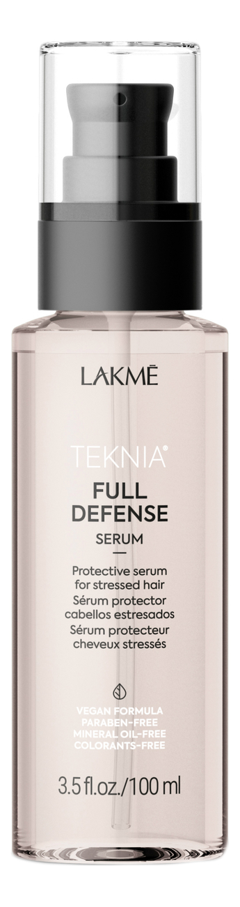 

Сыворотка для комплексной защиты волос Teknia Full Defense Serum 100мл