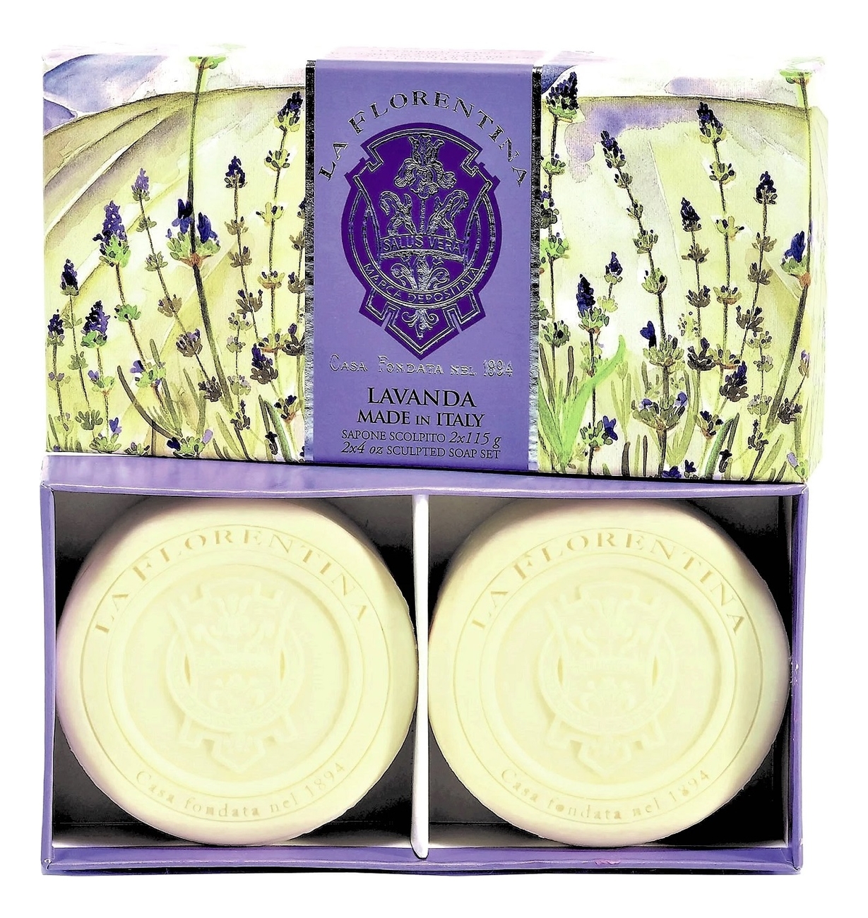 

Мыло Lavanda Saponetta 2*115г