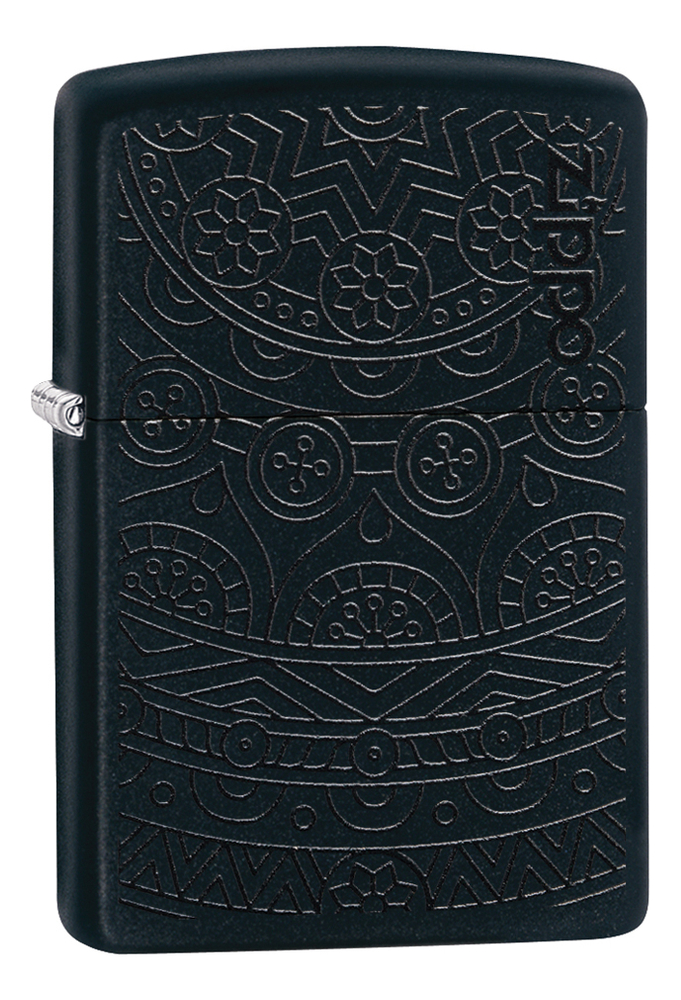 

Зажигалка бензиновая Black Matte Tone On Tone Design 29989