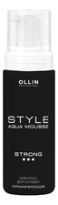OLLIN Professional Аква мусс для укладки сильной фиксации Aqua Mousse Strong 150мл