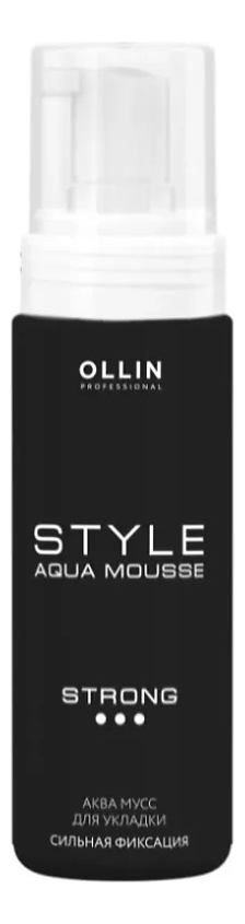 

Аква мусс для укладки сильной фиксации Aqua Mousse Strong 150мл