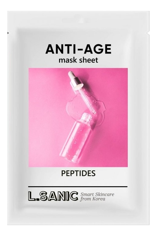 

Тканевая маска для лица с пептидами Peptides Anti-Age Mask Sheet 25мл: Маска 3шт, Тканевая маска для лица с пептидами Peptides Anti-Age Mask Sheet 25мл