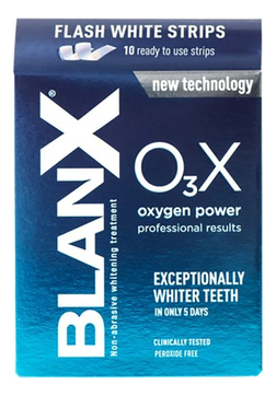 Полоски для отбеливания зубов Flash White Strips O3X