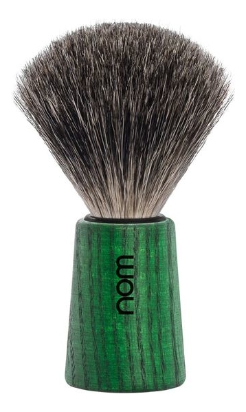 

Помазок натуральный барсучий ворс Nom Theo (зеленый ясень)