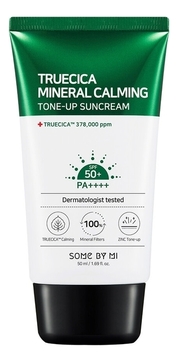 Солнцезащитный крем для лица Truecica Mineral Calming Tone-Up Suncream SPF50+ PA++++ 50мл