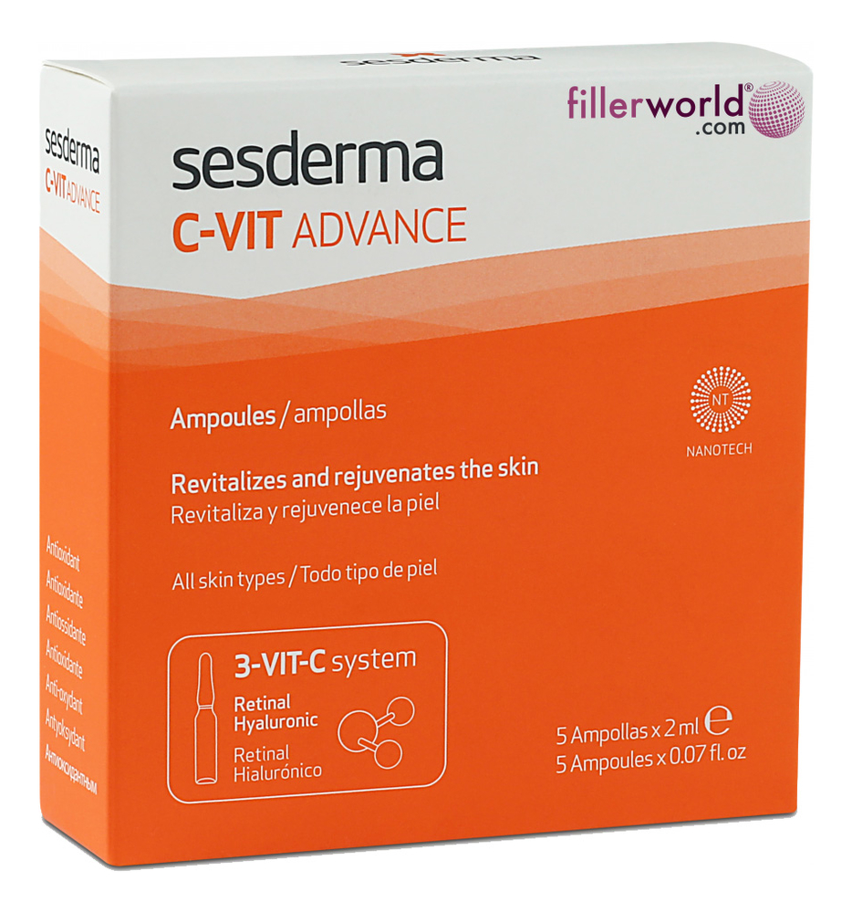 

Сыворотка для лица с витамином С C-VIT Advante Ampoules 5*2мл