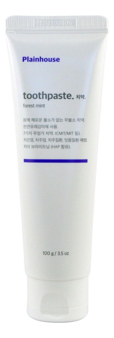 

Зубная паста Plainhouse Toothpaste Forest Mint 100г