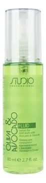 Флюид для секущихся кончиков волос с маслами авокадо и оливы Olive & Avocado 80мл