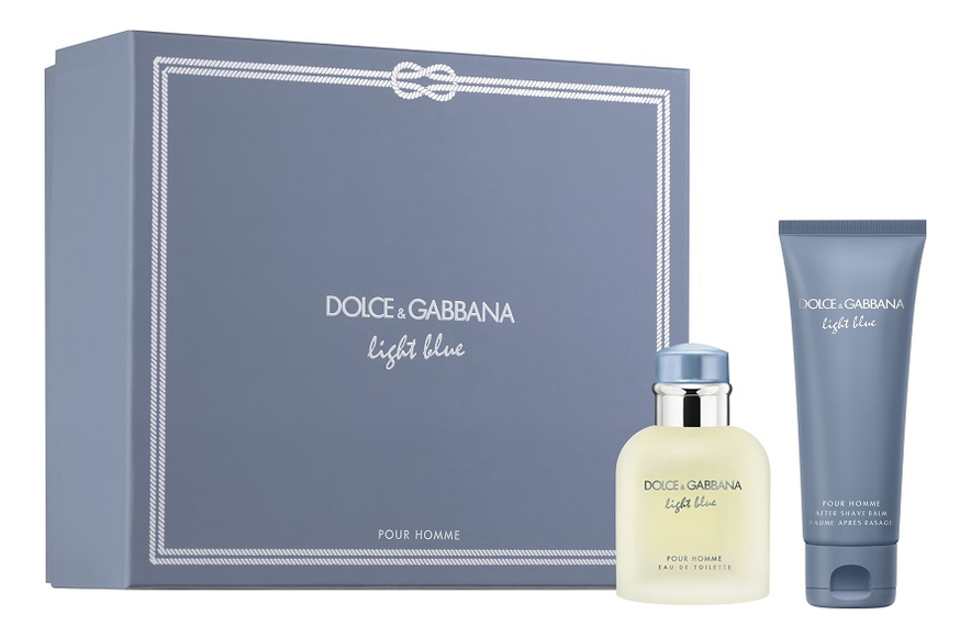 

Light Blue Pour Homme: набор (т/вода 75мл + бальзам п/бритья 50мл), Light Blue Pour Homme