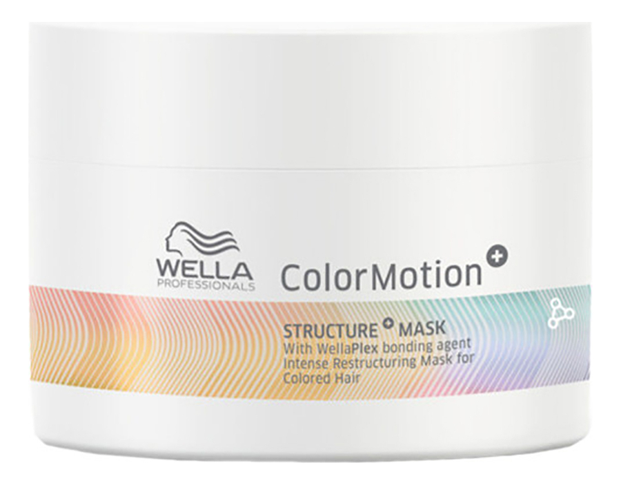 Маска для интенсивного восстановления окрашенных волос Color Motion+ Structure Mask: Маска 500мл wella professionals color motion маска structure для интенсивного восстановления окрашенных волос 500 г 500 мл банка