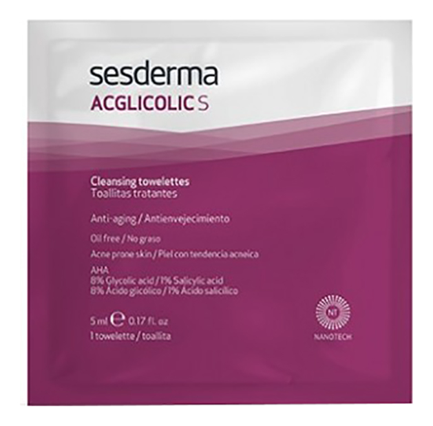 

Очищающие салфетки для лица Acglicolic S Cleansing Towelettes 14шт