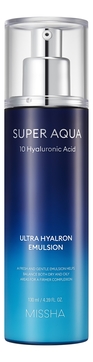 Увлажняющая эмульсия для лица Super Aqua Ultra Hyalron Emulsion 130мл