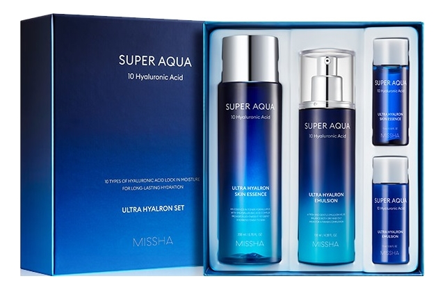 

Набор для лица Super Aqua Ultra Hyalron Set I (эмульсия 30/130мл + эссенция 30/200мл)