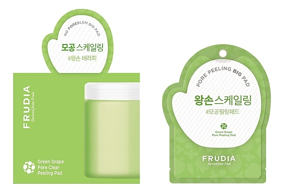 

Отшелушивающие диски для лица с экстрактом зеленого винограда Green Grape Pore Peeling Pad: Диски 50шт, Отшелушивающие диски для лица с экстрактом зеленого винограда Green Grape Pore Peeling Pad