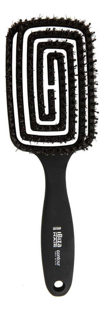 

Щетка для волос Flat Plastic Brush Contour