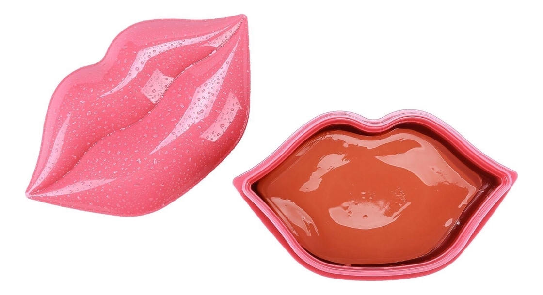 Гидрогелевые патчи для губ Lip Mask Pink Single Pouch (персик): Патчи 20шт гидрогелевые патчи для губ цветущая вишня cherry blossom lip mask патчи 20шт