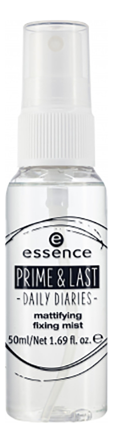 

Увлажняющий фиксирующий спрей для лица Prime & Last Daily Diaries Mattifying Fixing Mist 50мл: 01 You Matt My Day, Увлажняющий фиксирующий спрей для лица Prime & Last Daily Diaries Mattifying Fixing Mist 50мл