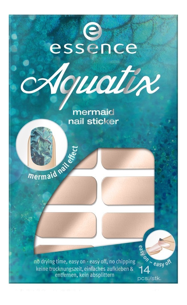 Наклейки для ногтей Aquatix Mermaid Nail Sticker от Randewoo