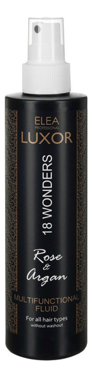

Несмываемый мультифункциональный флюид для волоc Luxor 18 Wonders Rose & Argan Multifunctional Fluid 235мл