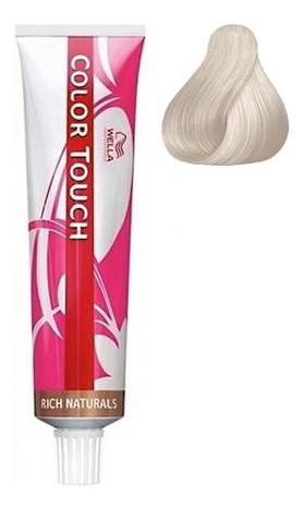 

Краска для волос без аммиака Color Touch Rich Naturals 60мл: 9/96 Очень светлый блонд сандрэ фиолетовый, Краска для волос без аммиака Color Touch Rich Naturals 60мл