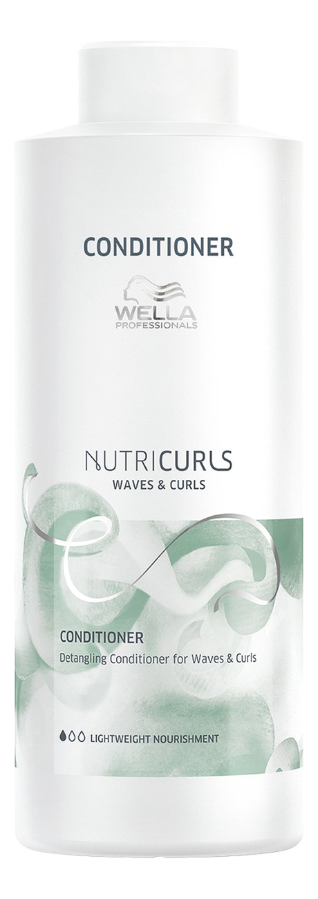 Бальзам облегчающий расчесывание кудрявых и вьющихся волос Nutricurls Conditioner Curls & Waves: Бальзам 1000мл