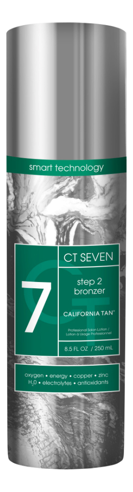 

Лосьон для загара в солярии CT Seven Bronzer Step 2: Лосьон 250мл, Лосьон для загара в солярии CT Seven Bronzer Step 2